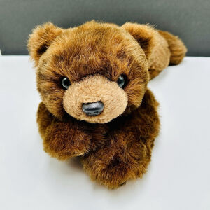 Ty Paws The Brown Bear 18" Laying Pillow Plush Classic Stuffed Animal Large